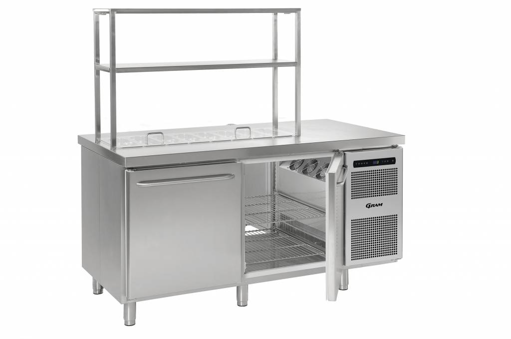 Comptoir R Frig Rateur Inox Portes Gram Gastro K D Csg