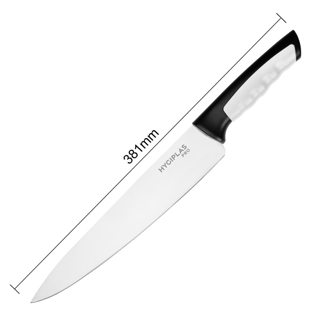 Couteau de cuisine Hygiplas Pro blanc 25cm