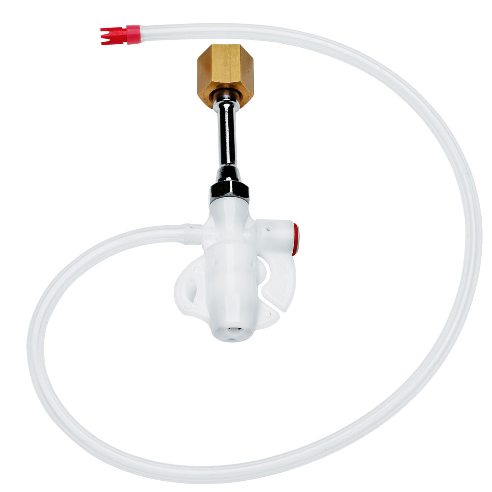 Vorrichtung für "Cappuccino" auf Dampfspritzdüse 