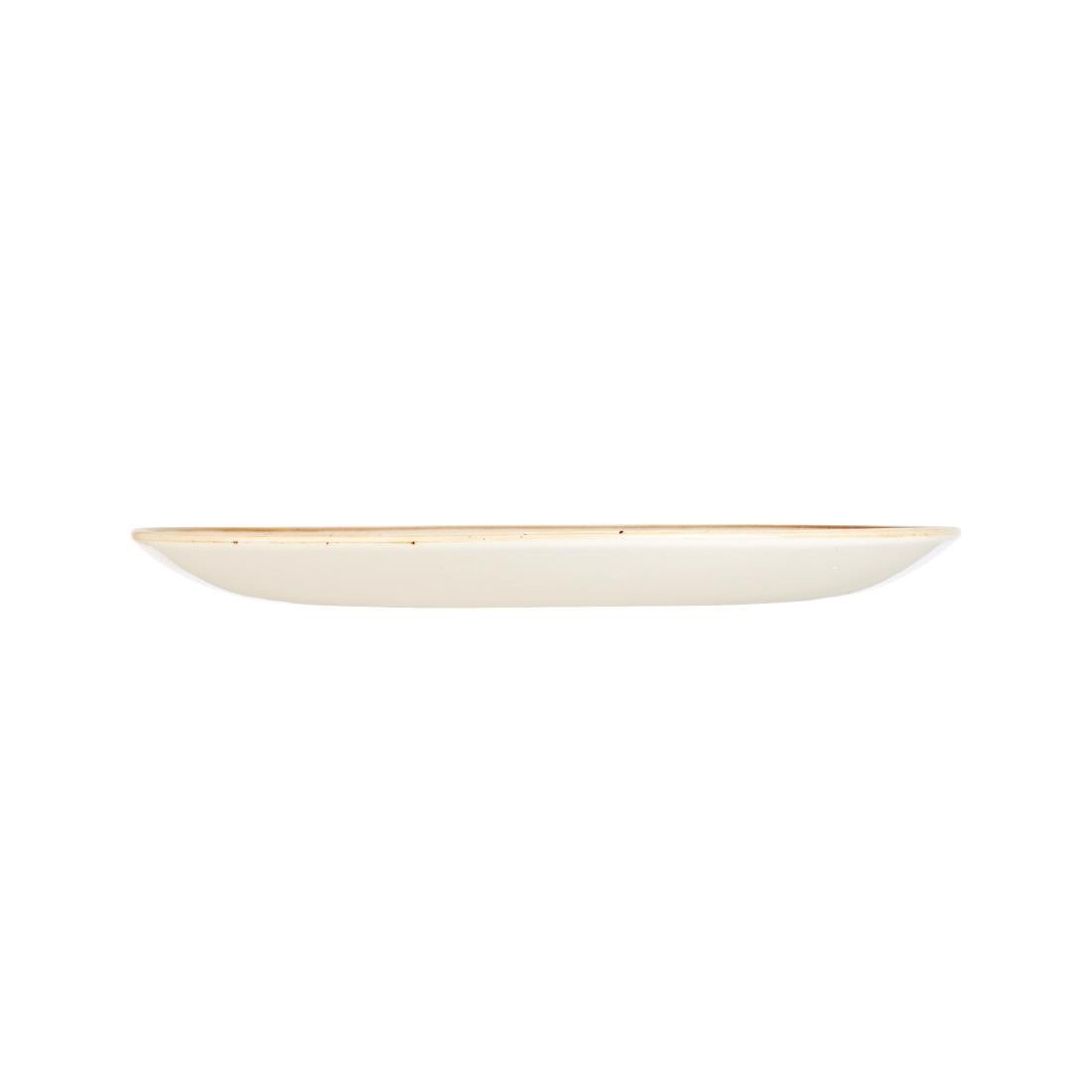 Assiettes rondes Churchill Stonecast Mustard Seed Yellow 260mm (Lot de 12)