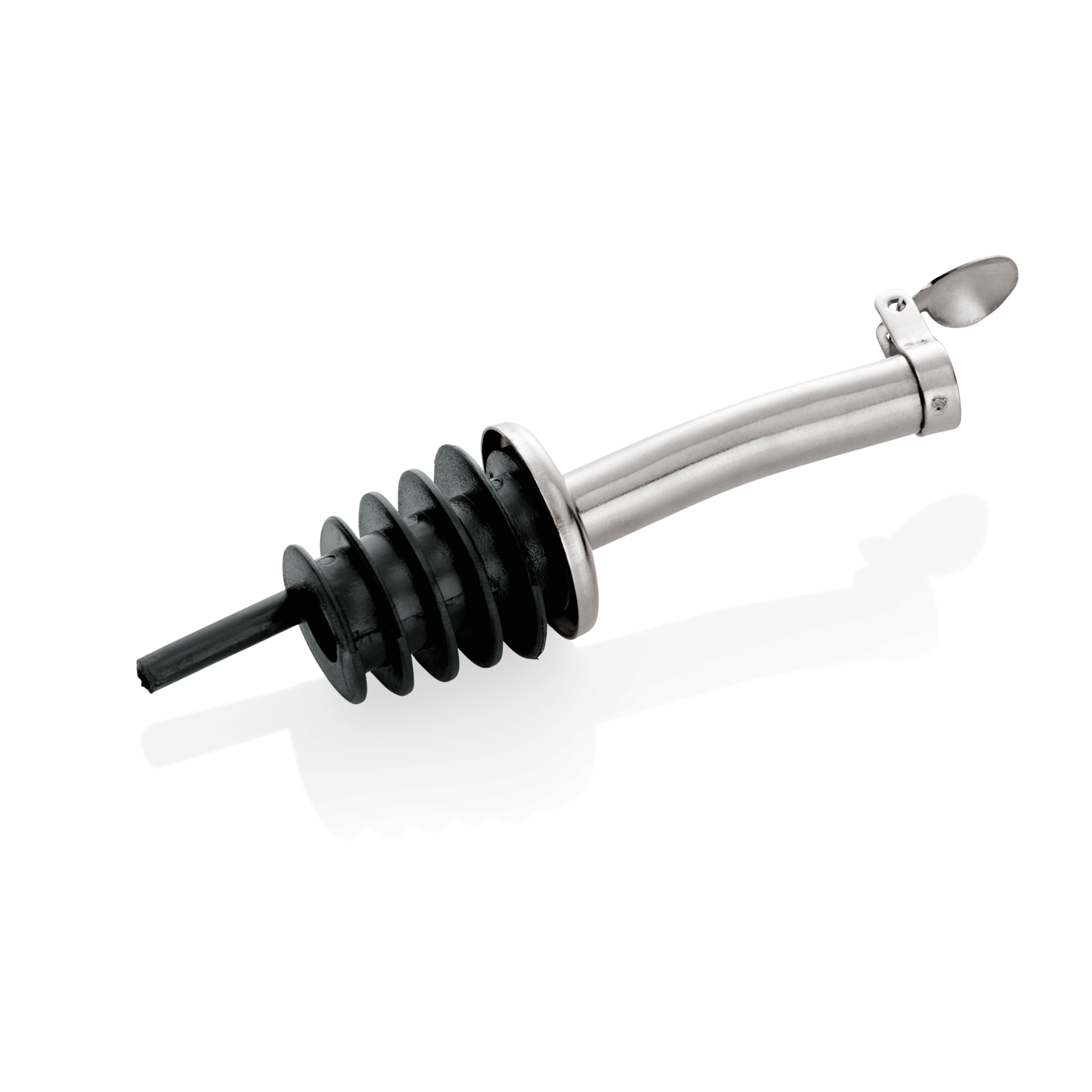 Gietset, 10 cm, chroom-nikkelstaal 18/8, set van 5 stuks, kunststof