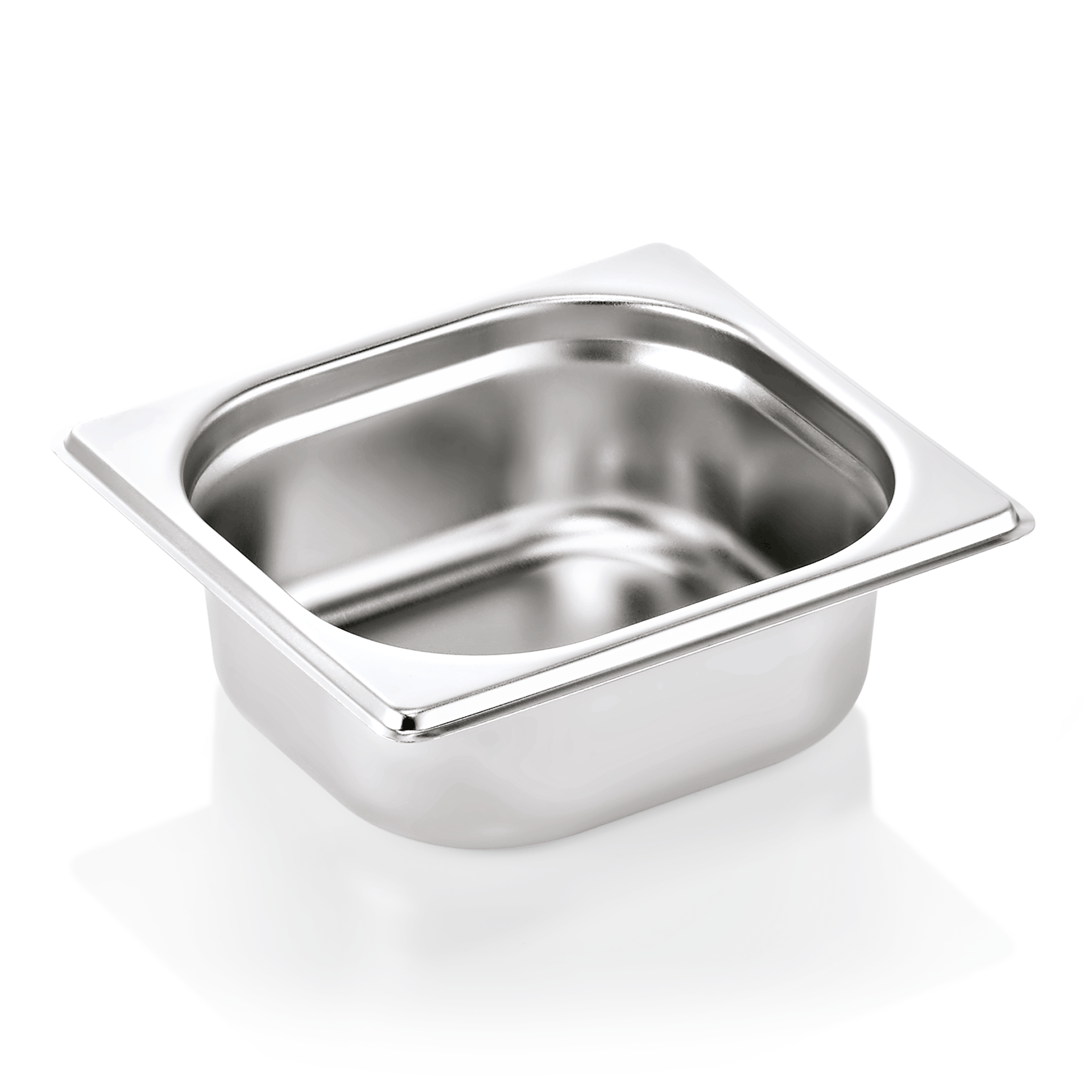 GN-containerset GN ESSENTIALS 1/6-65 mm, set van 6 stuks, chroom-nikkelstaal