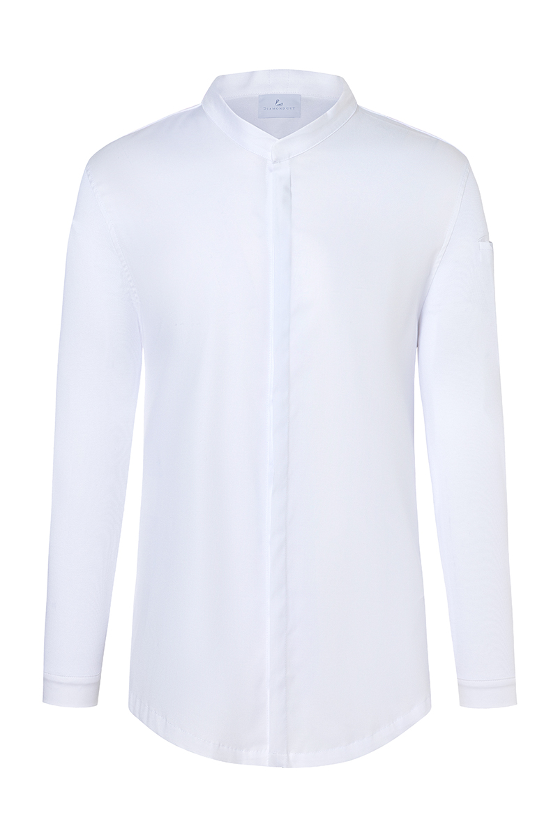 Veste de cuisine à manches longues pour hommes DIAMOND CUT Avantgarde - Blanc - 62