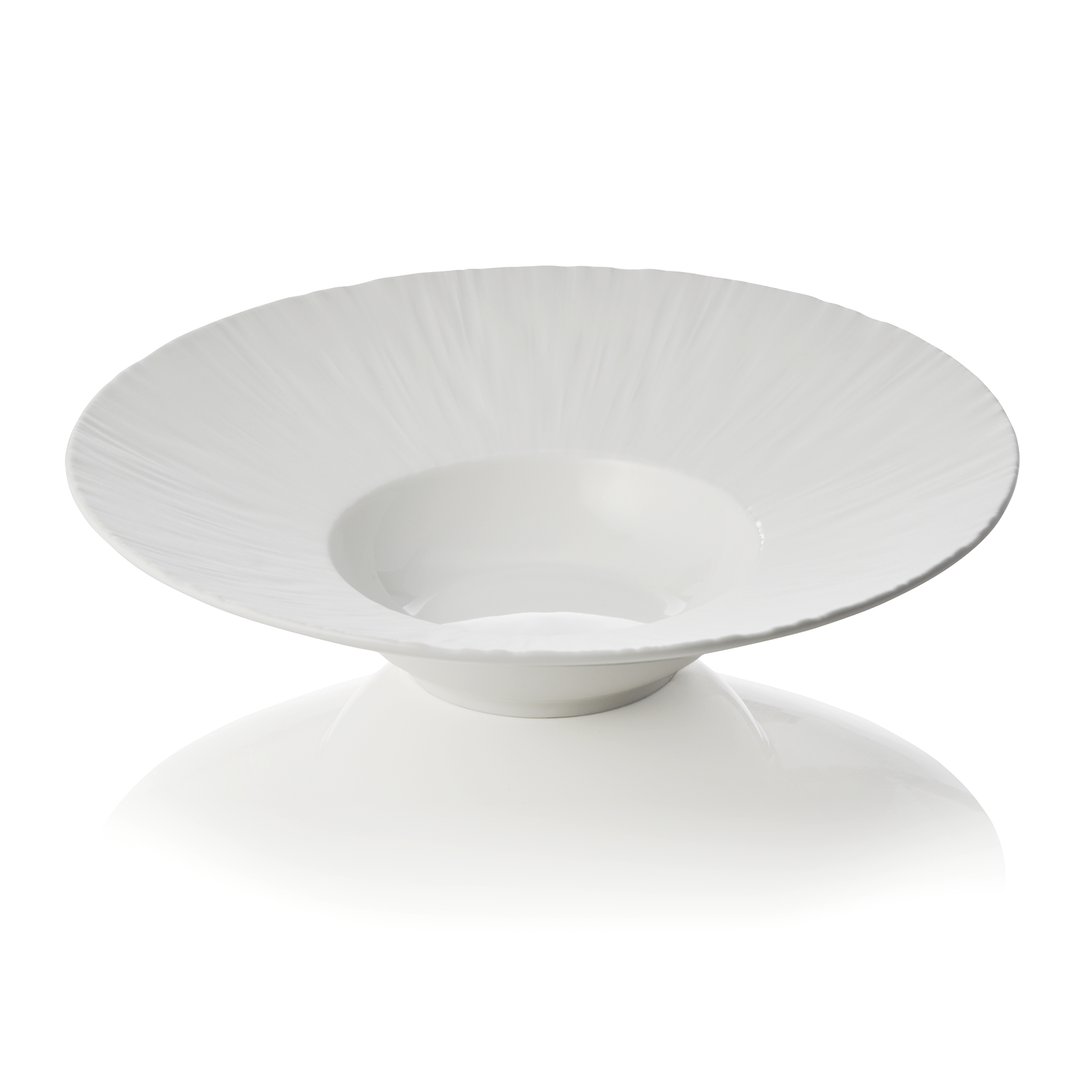 Pastabordenset MAYA SHIRO, Ø 27,5 cm, 200 ml, wit, set van 2 stuks, porselein