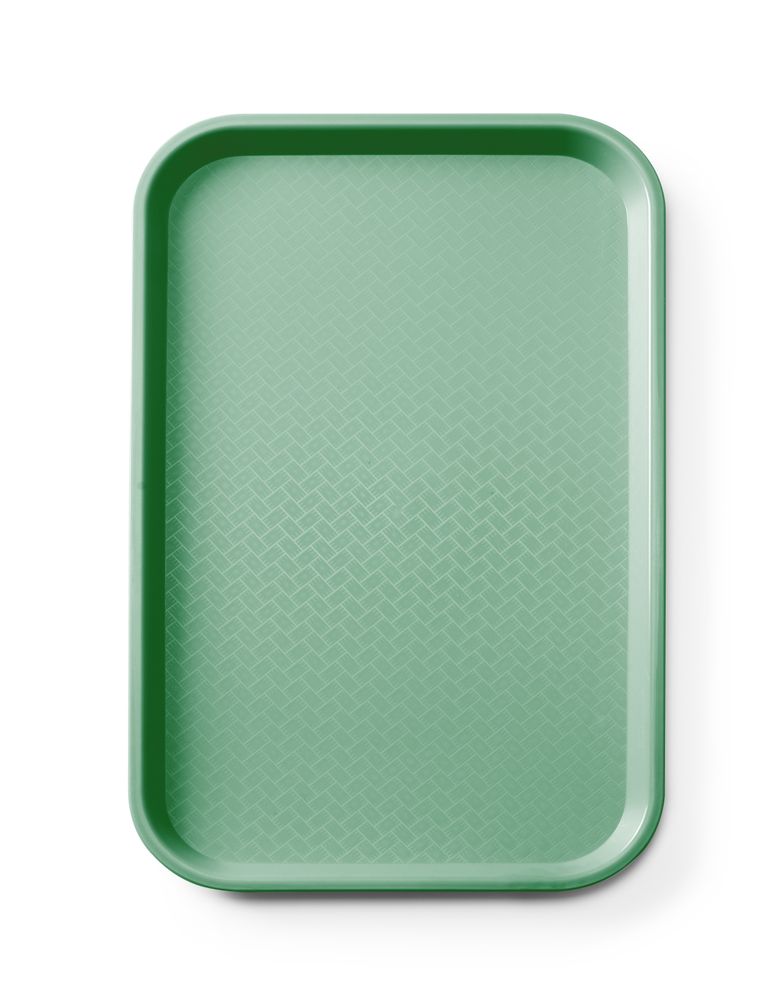 Fastfooddienblad polypropyleen GN 1/1 - AmerBox - GN 1/1 - Groen - 530x325x(H)20mm