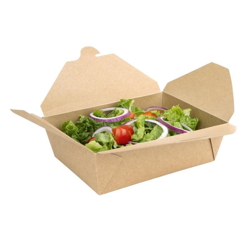 Boîtes à emporter en carton compostable Fiesta Green 1800ml | 200 pièces