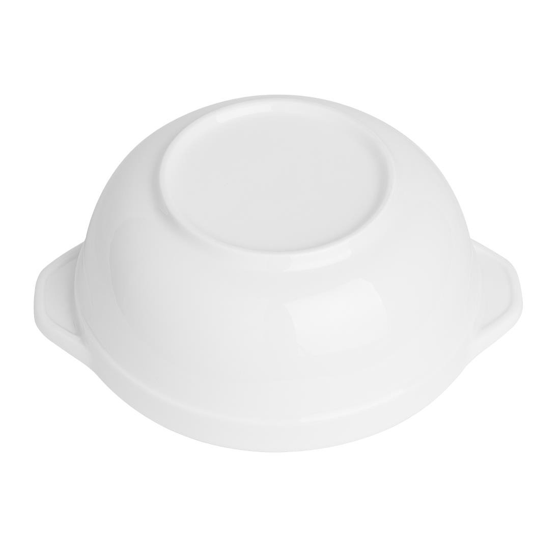 Olympia Whiteware Schüsseln mit Ohren 640ml (4 Stück)