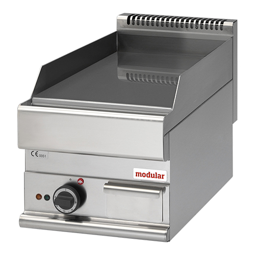 Modular Bakplaat Glad | 400V | 4500W | 400x650x(H)280mm