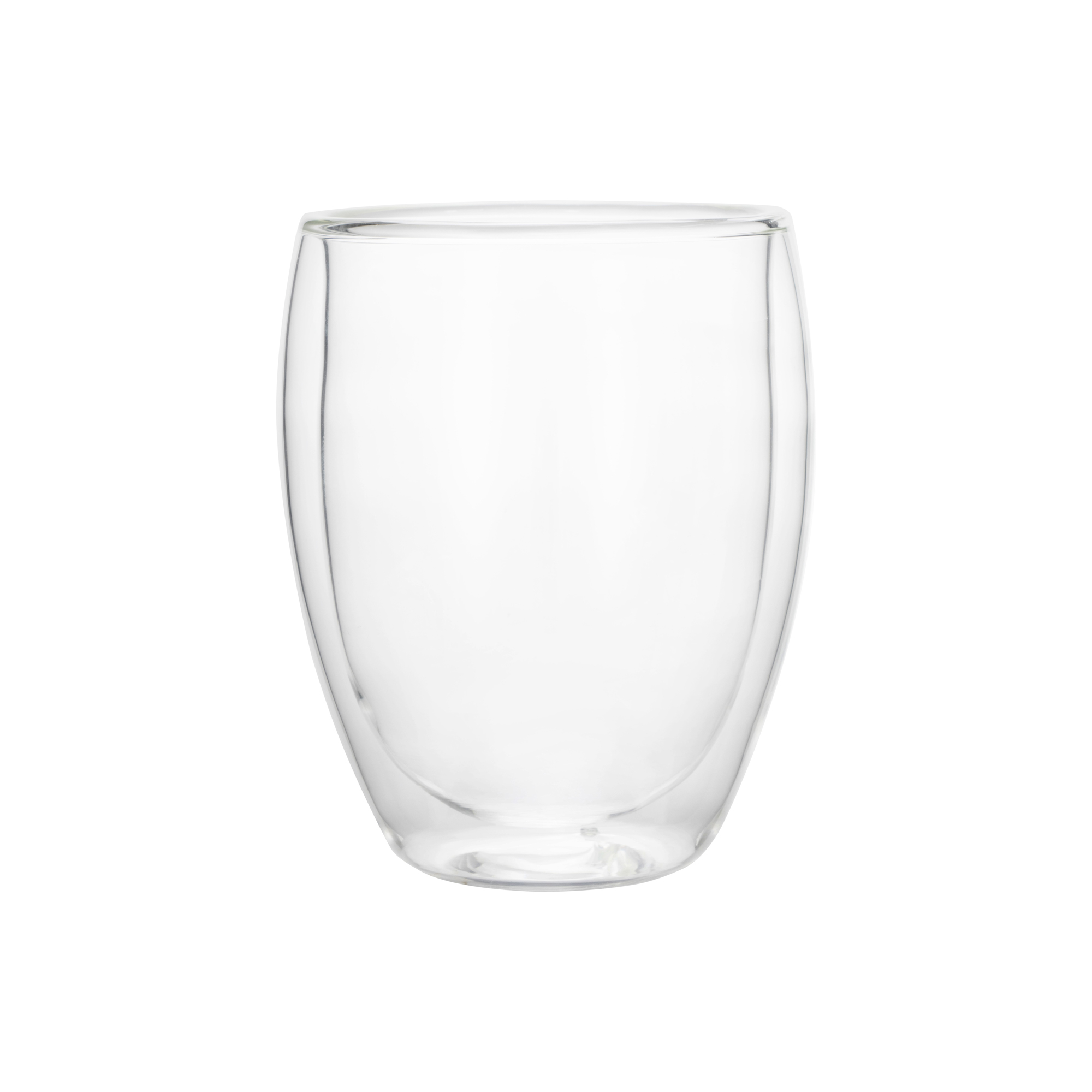 Latte Macchiato Set CURVED, 350 ml, Ø 11,5 cm, Set á 2 Stück, Borosilikatglas