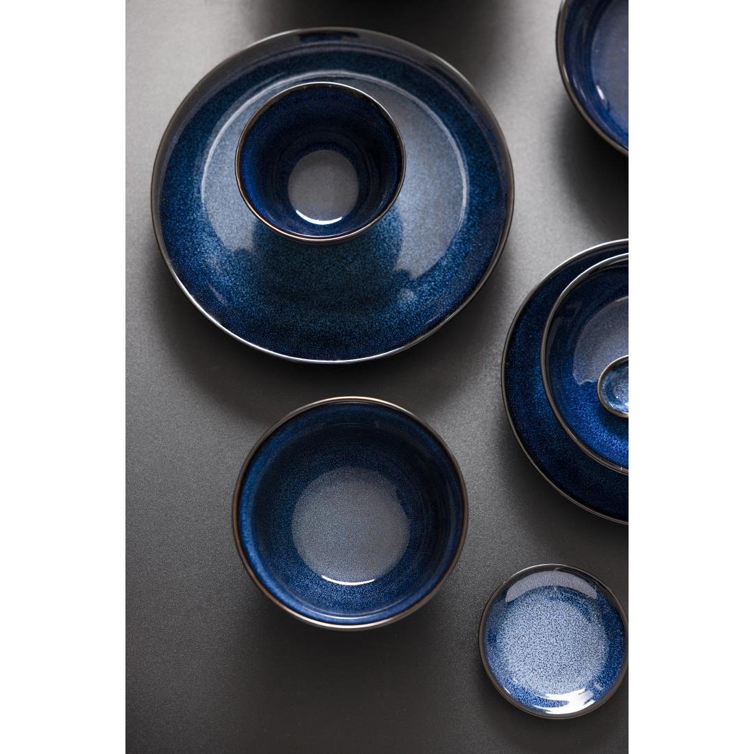 Olympia Luna Mitternachtsblaue Suppenlöffel (12er-Pack)