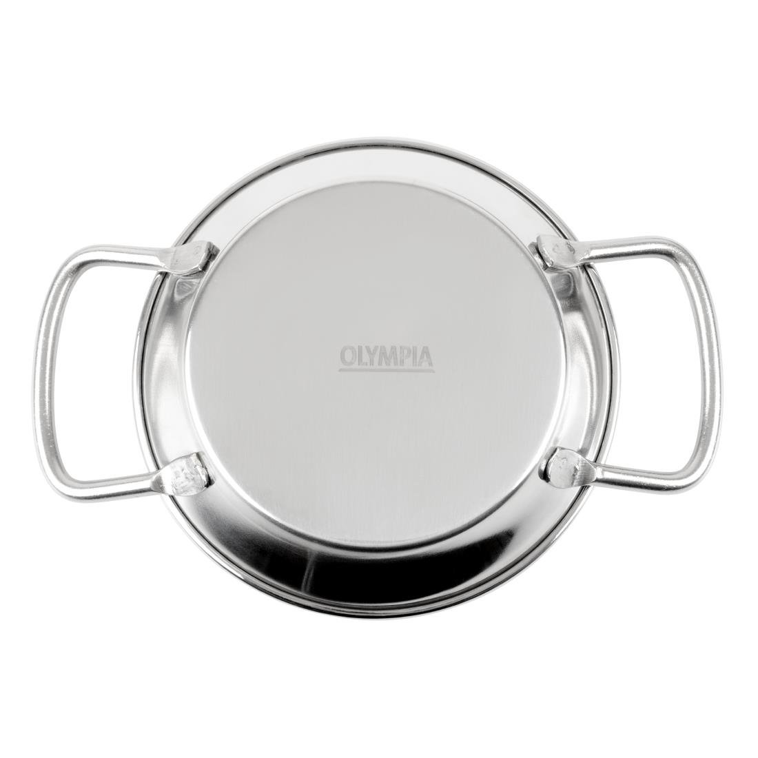 Olympia Tafelpresentatie Mini Paellapan Roestvrij Staal 120mm
