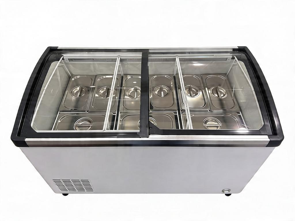 Vitrine à glace - 9x5L - 278L