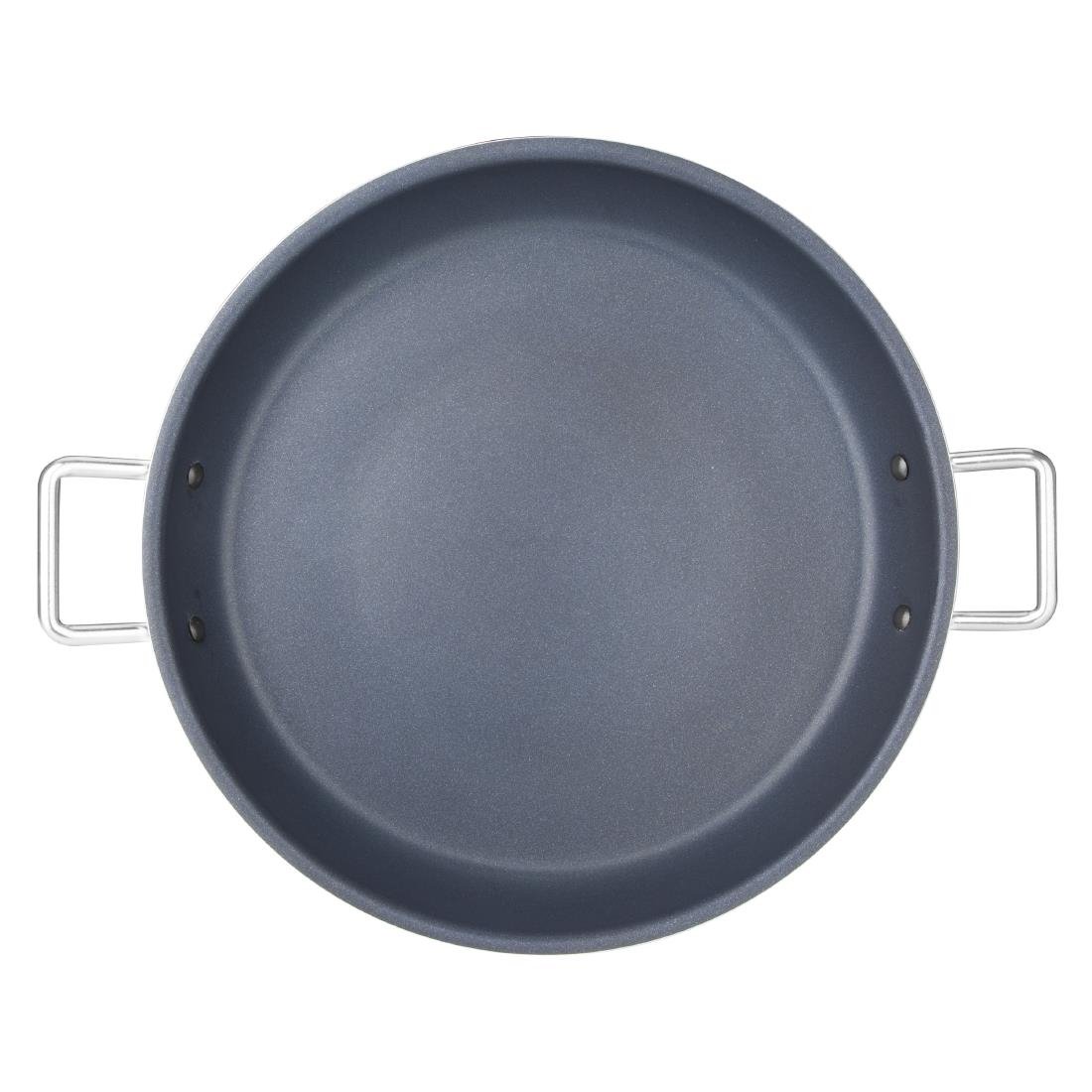 Vogue Aluminium Anti-aanbak Teflon Platinum Plus Paellapan 45cm