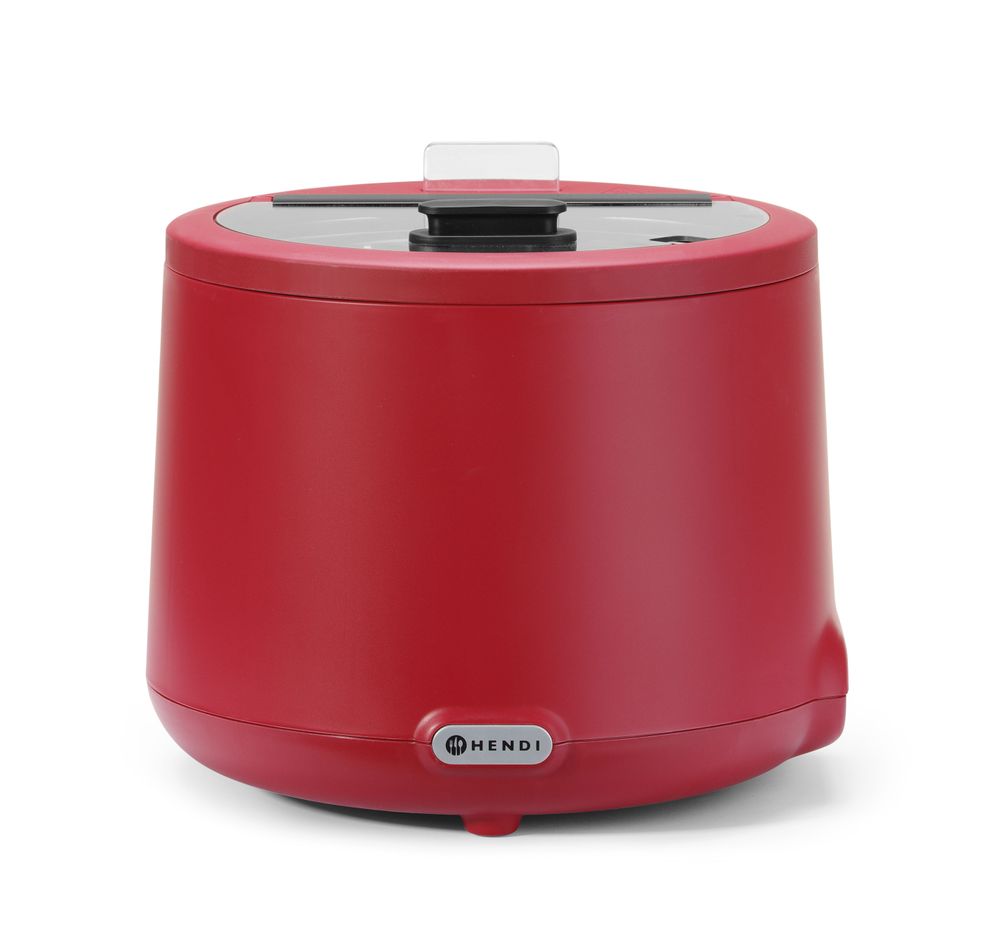 Soepketel UNIQ - 8L - Rood - 220-240V/500W - Ø365x(H)325mm