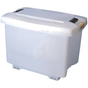 Araven Vorratsbehälter mit Rollen | 70 Liter | 655x435x(h)455mm
