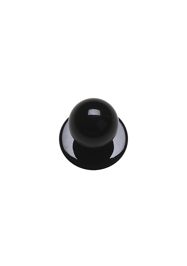 Boutons noir, 12 pièces / paquet - Noir - Pack