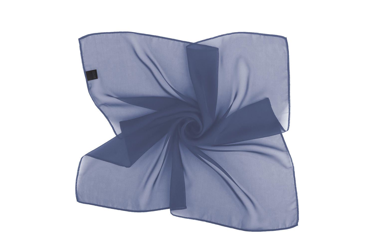 Foulard en mousseline Classic - Marine