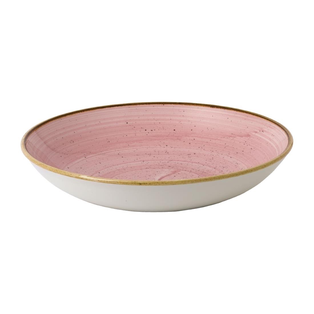 Churchill Stonecast Petal Pink schalen 118cl (Pak van 12)