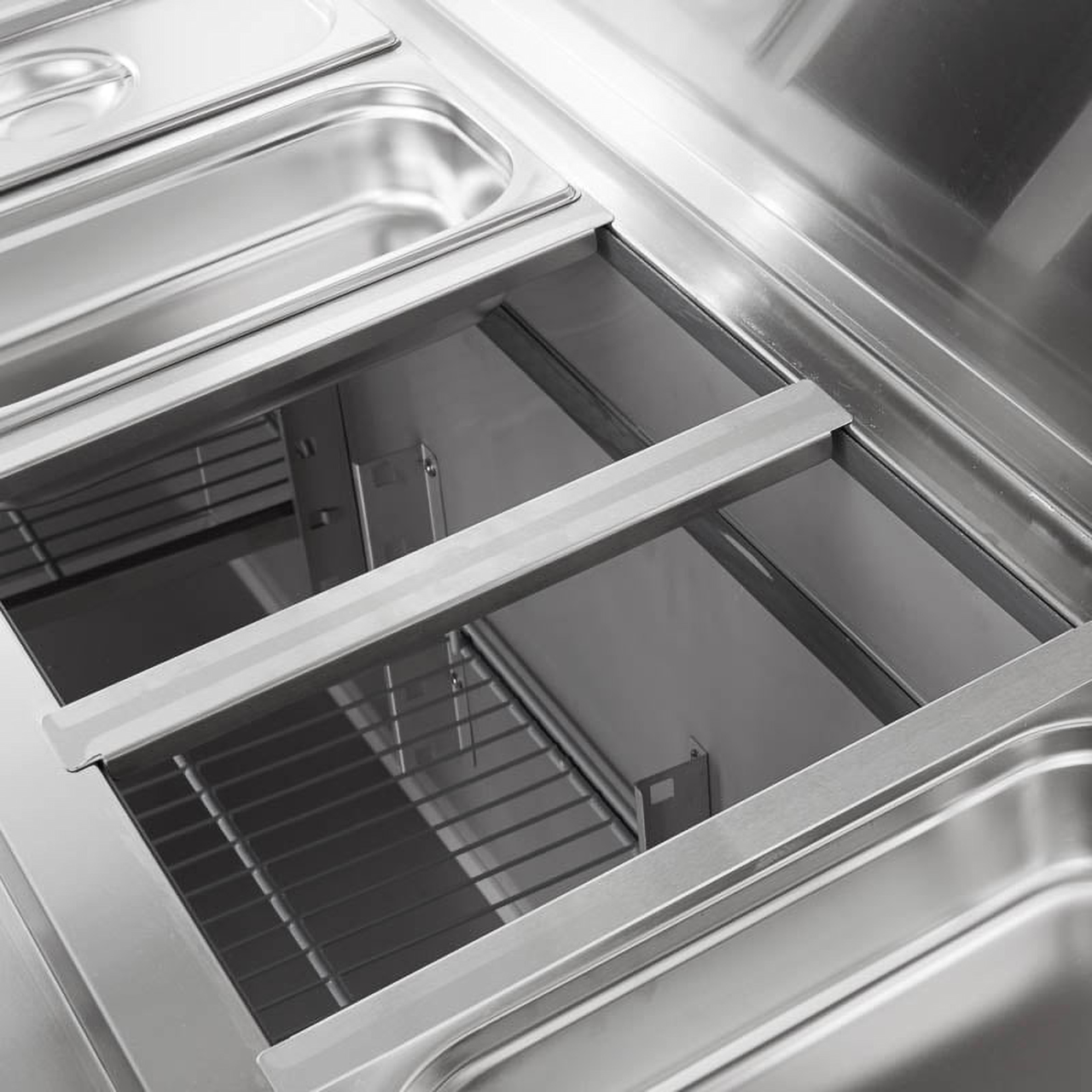 Saladette ECO 1365 voor 7 x 1/3 GN-bakken