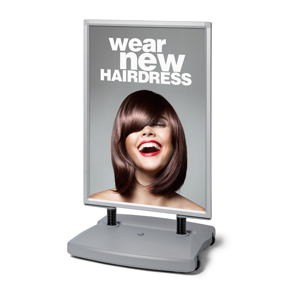 Pied en plastique Windtalker® Excel Argent A0