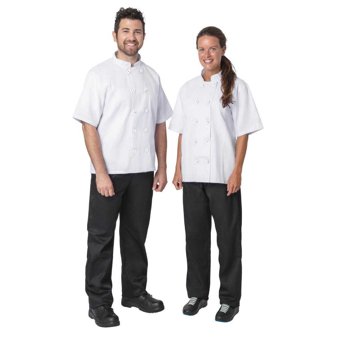 Nisbets Essentials koksbuis wit (2 stuks) M
