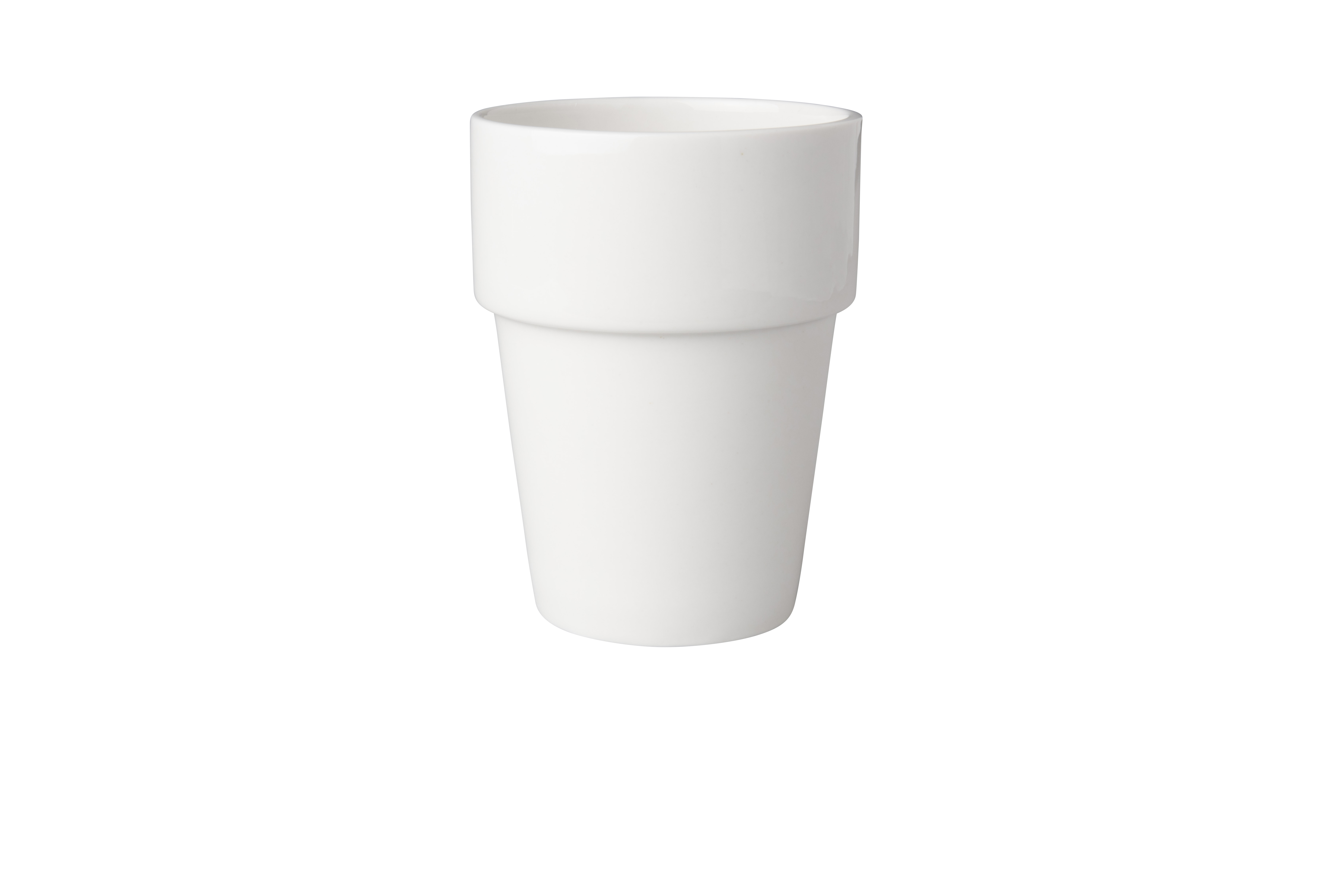 Melkbeker Budgetline 19 cl Wit Porselein