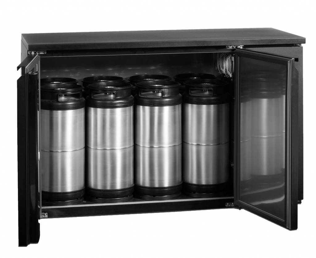 Réfrigérateur pour Fûts | Noir | Voor 8x 20 Litres Vaten | CKC4 | Esta |135x59x(H)86cm