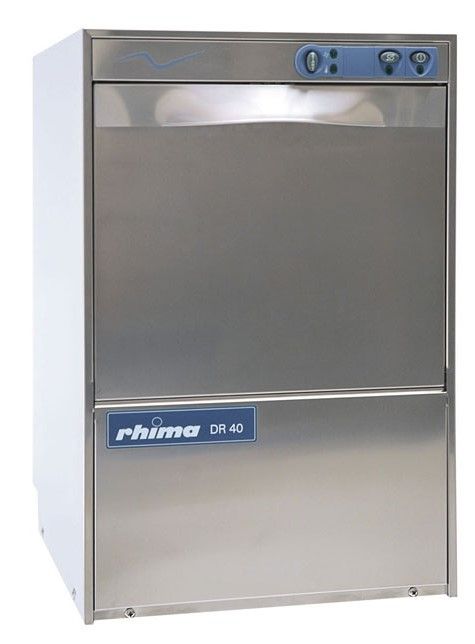 Glazenspoelmachine 40x40cm | Rhima DR40S | Incl. Waterontharder | 460x545x715mm
