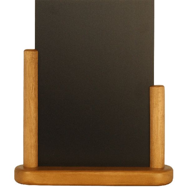 Tafelkrijtbord Elegant | Teakhouten Afwerking | Formaat A6 | 150x210mm