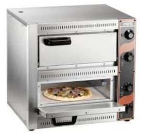 Elektro Pizzaofen | 2x Pizza Ø33cm | 230V-5kW | 530x430x(h)520mm