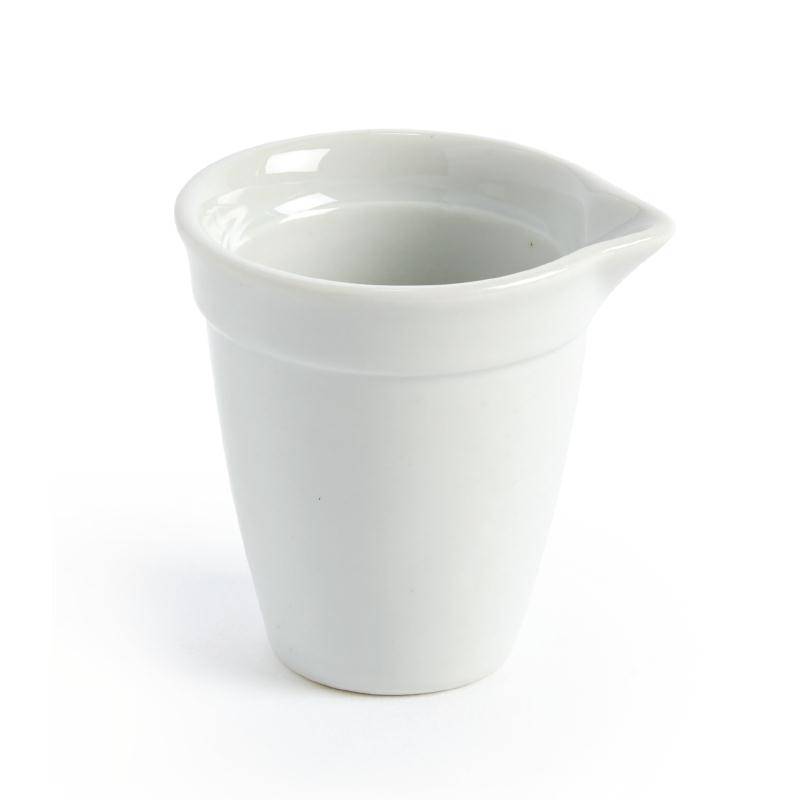 Pot à Lait - 420ml - Porcelaine Blanche - 12 Pièces