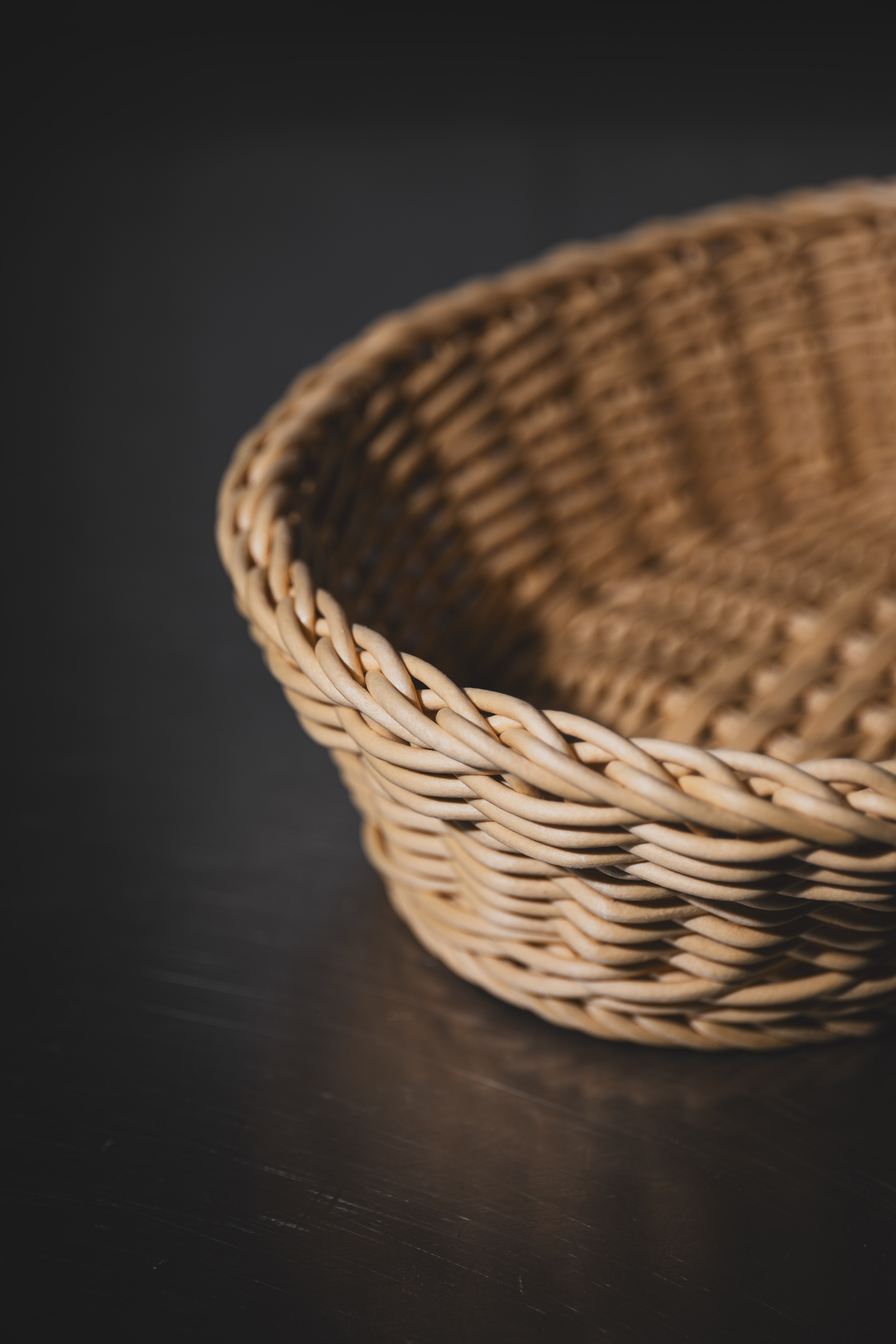 Korf WEAVER PRO tafelkorven, 25 x 19 x 6,5 cm, ovaal, licht beige, polypropyleen