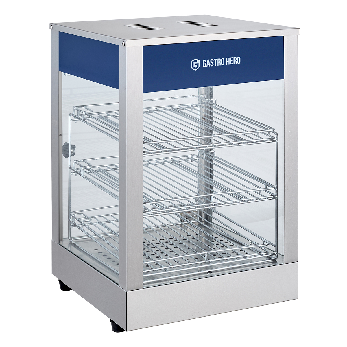 Warmhoudvitrine ECO 350 | 3 schappen | Halogeenverlichting | 30 tot 85 °C