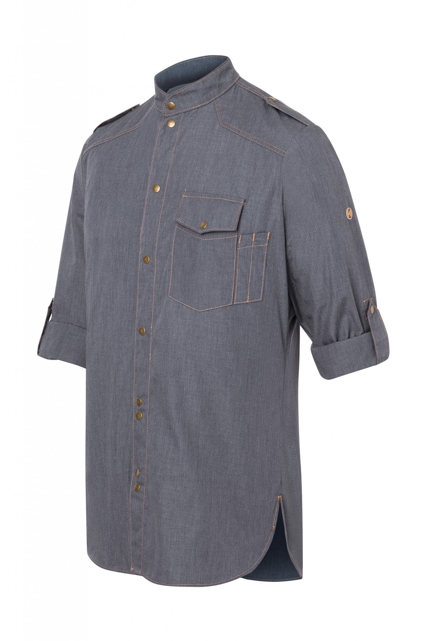 Kochhemd Jeans 1892 California | Vintage Black | 65% Polyester / 35% Baumwolle | Erhältlich in 10 Größen