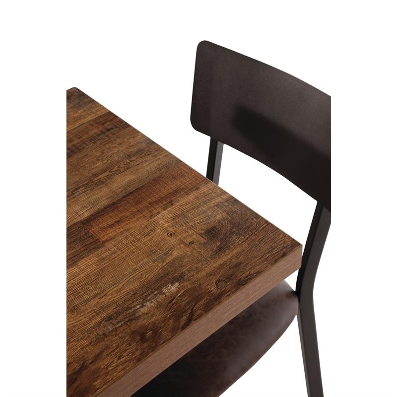 Quadratische Tischplatte | Urban Dark | Erhältlich in 60 und 70 cm