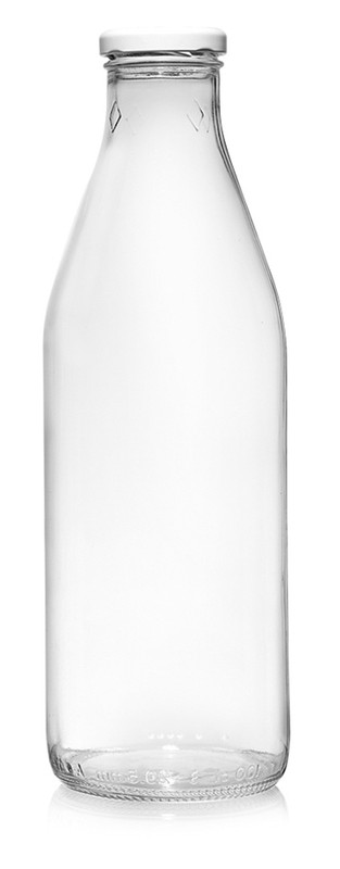 Fles Clear 1 Liter Glas 1 stuk