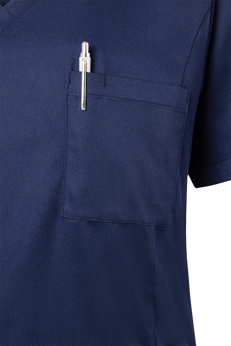 Kurzarm Damen-Schlupfkasack Essential, aus nachhaltigem Material - Marine - M