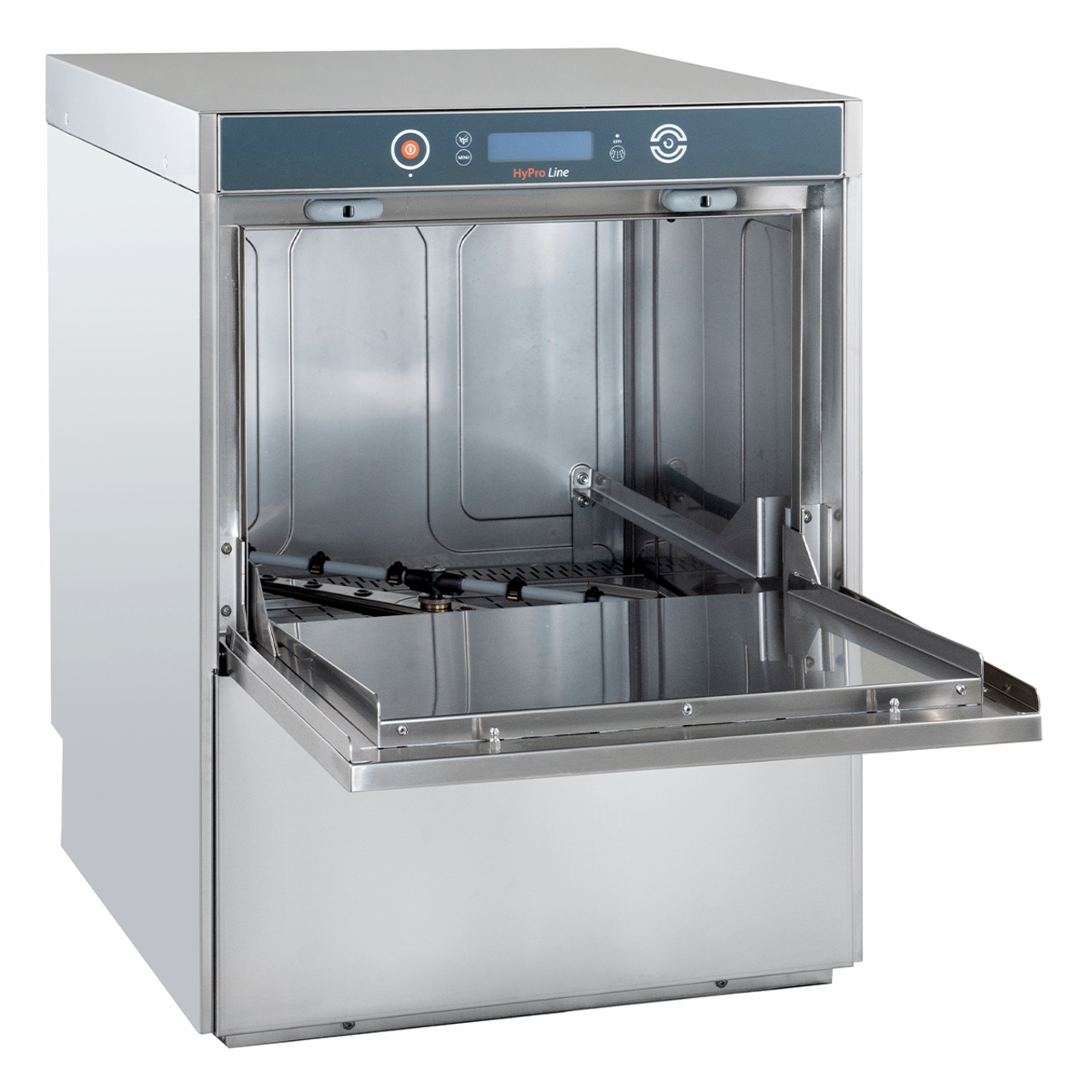 Lave-vaisselle HYPRO Digital 54 SL panier 50x50 cm, avec doseur de détergent & de produit de rinçage, avec pompe de vidange, pompe de surpression, Fabriqué en Europe, 400 V