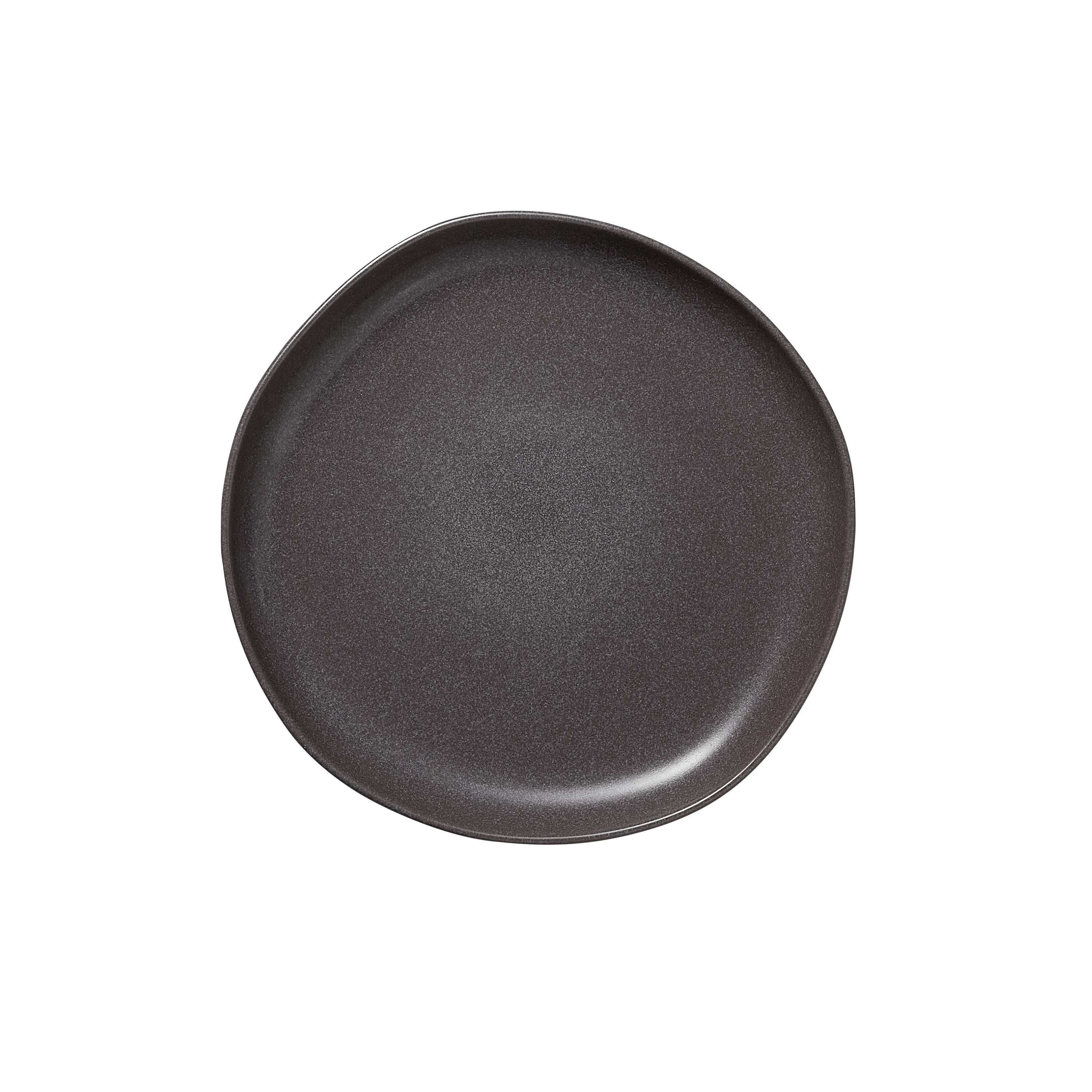 Bordenset ROCKZZERO, plat, Ø 22 cm, steengrijs, Set van 6 stuks, Steengoed