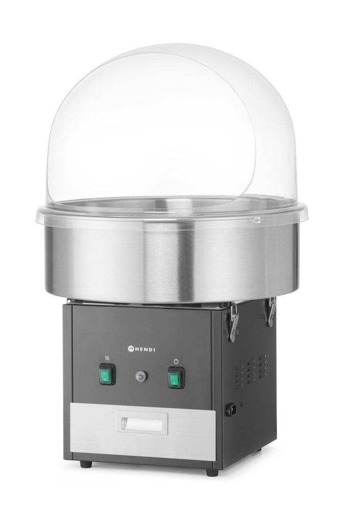 Suikerspinmachine  - Zwart - 220-240V/1130W - 520x520x(H)503mm