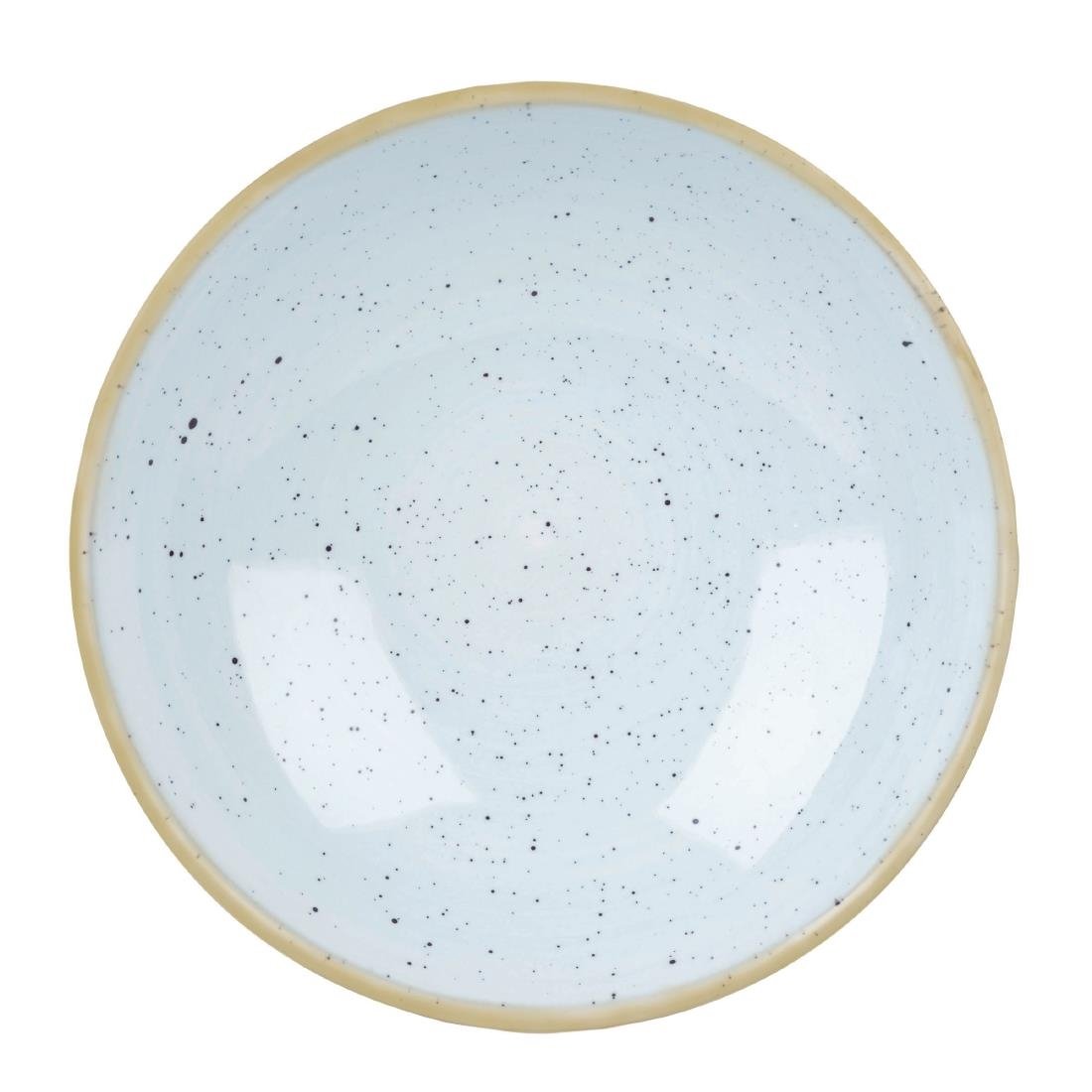 Churchill Stonecast, runde Coupe-Schüssel, Enteneiblau, 182 mm, (12 Stück)