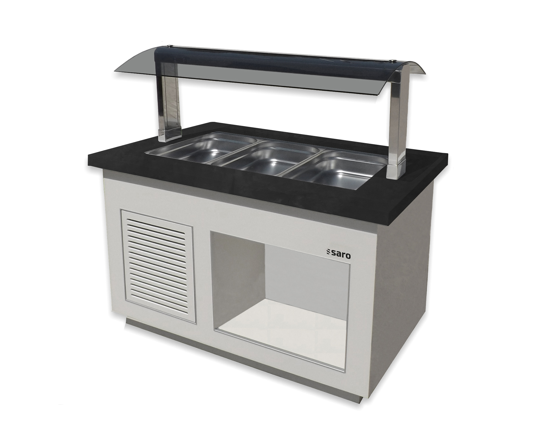 SARO Bar à salade pour 3x 1/1 GN, PREMIUM LINE SB-K130 blanc