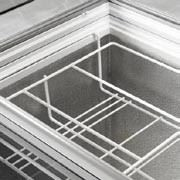 Tiefkühltruhe mit Glas-Schiebedeckel | Elcold CSG 45 | 450 Liter | 130,4x65,4x(h)92 cm