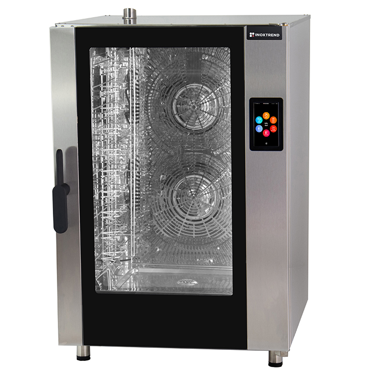Combisteamer Inoxtrend 12x 1/1GN of 12x 600x400mm - Programmeerbaar
