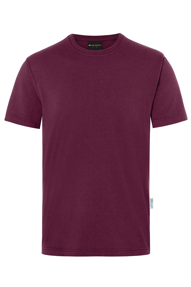 T-shirt de travail pour homme Casual-Flair, en matériau durable - Aubergine - L