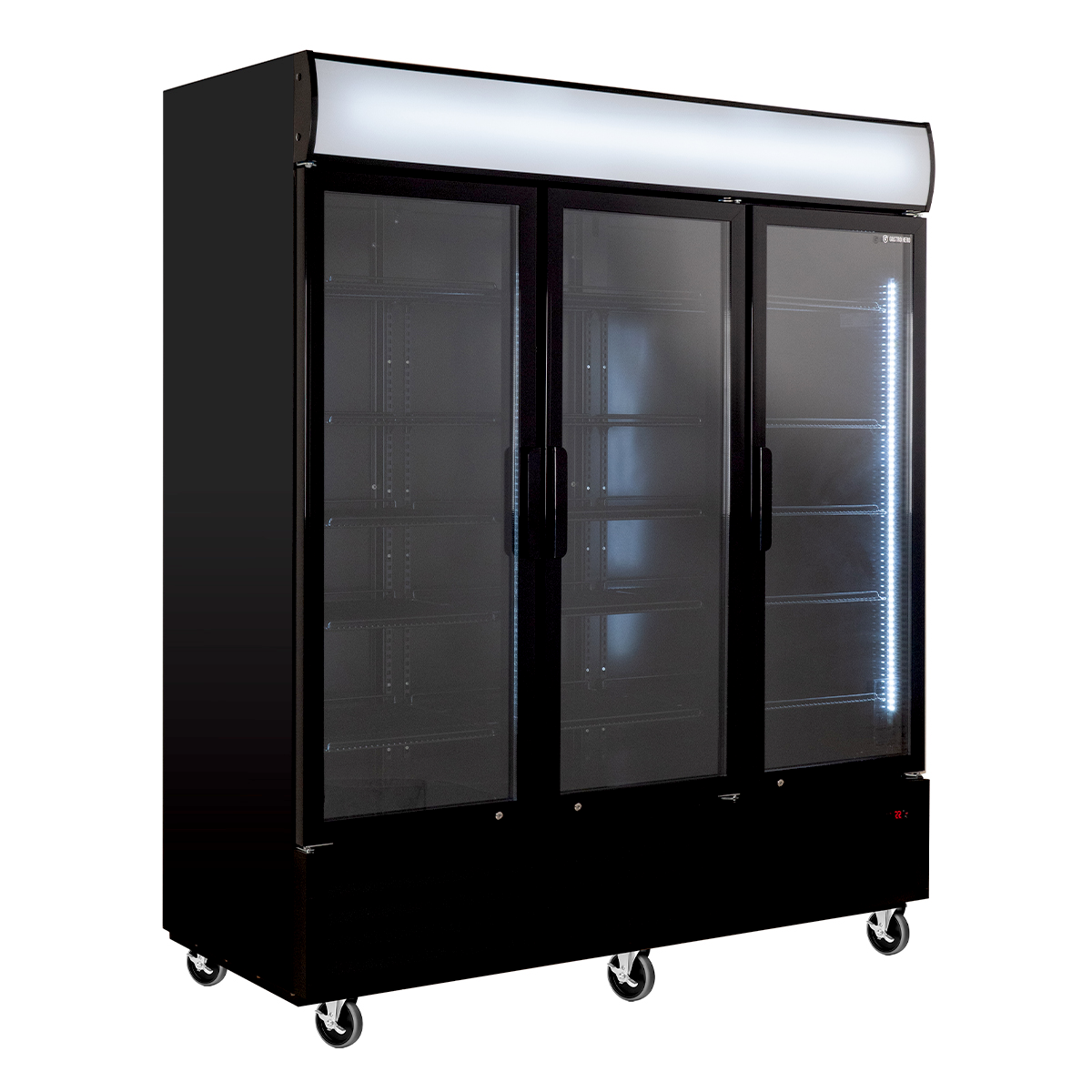 Drankenkoelkast ECO 1500 met klapdeuren en lichtbak