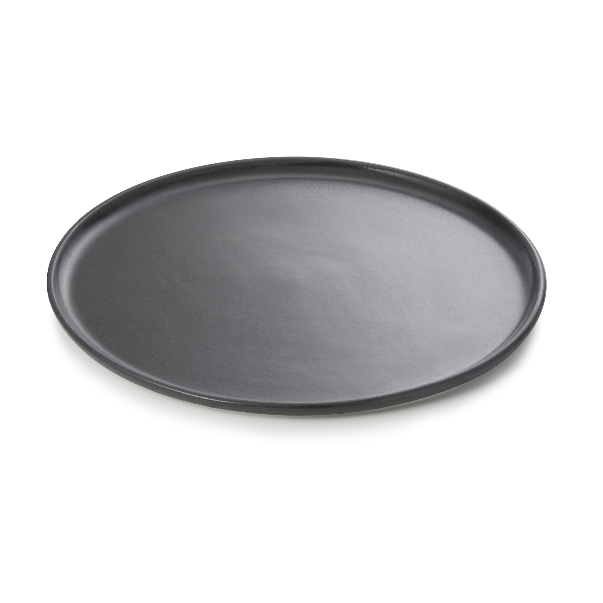 Pizzabord, Ø 36 cm, zwart, porselein