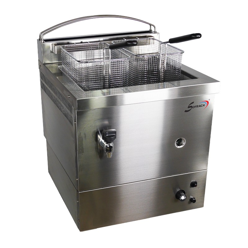 Friteuse foraine gaz spéciale surgelés -  Gaz naturel - 10 Litres - 13207