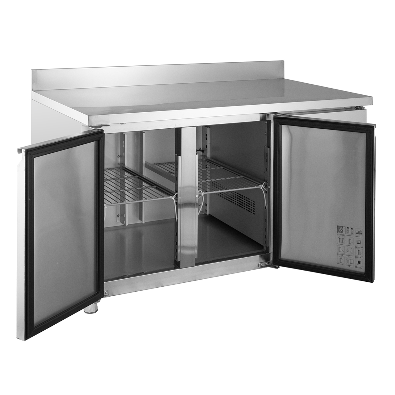Vrieswerkbank ECO 2/0 met opstaande rand - GN 1/1