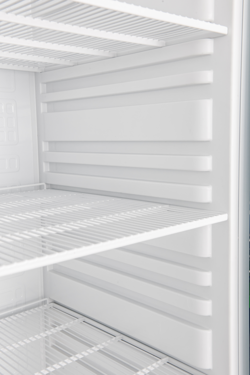 Armoire réfrigérée ECO 600, intérieur en plastique, blanc